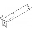 Image du produit : Tournevis plat boule pour vis à fente électricien - longueur 86mm "Expert by Facom" | E165484