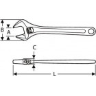 Image du produit : Clé à molette - ouverture 20mm - longueur 150mm "Expert by Facom" | E187366