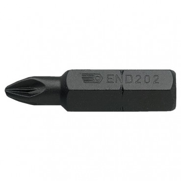 Embout de vissage à chocs série 2 pour vis Pozidriv - longueur 32mm - PZ2 Facom | END.202