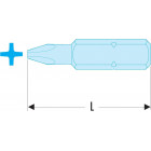 Image du produit : Embout de vissage - PH3 - Phillips (série 2) pour vis cruciforme - longueur 32mm Facom | EP.203