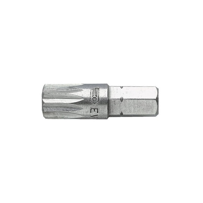 Embout de vissage pour vis à empreinte denture multiple XZN - longueur 25mm Facom | EV.110