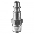 Image du produit : Raccord pneumatique - embout fileté mâle conique - prétéflonné - 3/8" gaz BSP Facom | N.650