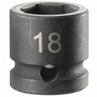 Image du produit : Douille Impact compacte 1/2" 6 pans - 18mm - longueur 23mm Facom | NSS.18A