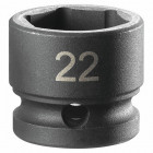 Image du produit : Douille Impact compacte 1/2" 6 pans - 22mm - longueur 26mm Facom | NSS.22A