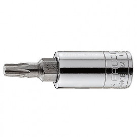 Douille Tournevis Facom 1/4" pour vis - Torx (T10) - longueur 37mm | RX.10