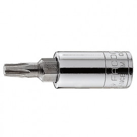 Douille Tournevis Facom 1/4" pour vis - Torx (T15) - longueur 37mm | RX.15