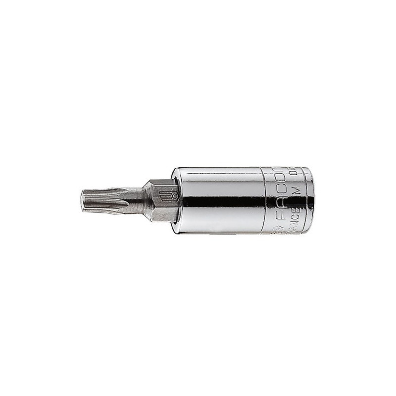 Douille Tournevis Facom 1/4" pour vis - Torx (T20) - longueur 37mm | RX.20