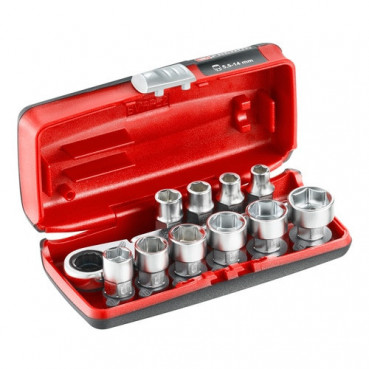 Coffret de douille Facom 1/4" hexagonale 6 pans - 11 pièces - R.180HX | RXPICOPB