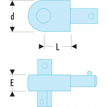 Carré conducteur 1/2" - pour clé à cliquet dynamométrique Facom à déclenchement pour clé dynamométrique - attachement 9 x 12mm compatible avec la poignée pivot S.305P | S.373