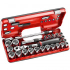 Image du produit : Coffret Facom DBOX cliquet extensible 1/2" - douille 1/2" 6 pans - SXL.DBOX3 | SXL.DBOX3PB