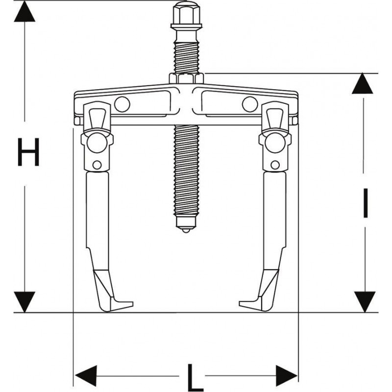 Extracteur pour prise extérieure 3 griffes 7-140 mm U.306A140 Facom