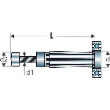 Pince pour prise intérieure - 13mm - de 10.5 à 13mm - longueur 88mm Facom | U.49P3