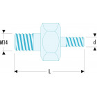 Image du produit : Embouts filetés - diamètre 8mm - longueur 39.5mm Facom | U.53E8