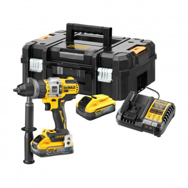 Perceuse visseuse Dewalt percussion premium xrp 18 Volts - advantage 5Ah li-ion brushless - powerstack | DCD999H2T-QW