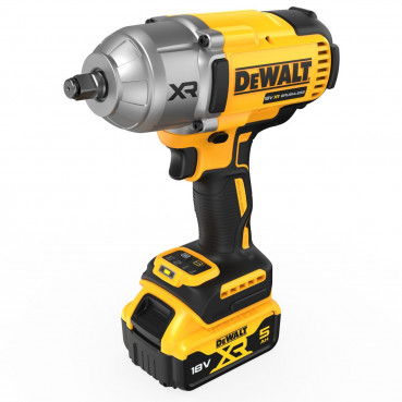 Boulonneuse Dewalt 1/2” - XR - sans fil - 18 Volts - 5Ah li-ion brushless 1396 nm – fixation o’ring | DCF900P2T-QW