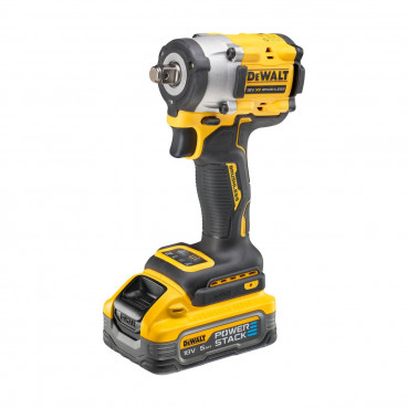 Boulonneuse à chocs Dewalt 1/2" - XR - sans fil - 18 Volts - 5Ah li-ion brushless 406 nm - jonc de sécurité - powerstack | DCF921H2T-QW