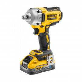 Boulonneuse à chocs Dewalt 1/2" compacte - XR - sans fil - 18 Volts - 5Ah li-ion brushless 812 nm - jonc de sécurité - powerstack | DCF891H2T-QW