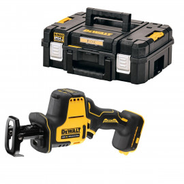 Scie sabre Dewalt compacte - XR - sans fil - 18 Volts - brushless - produit sans batterie ni chargeur, en coffret TSTAK | DCS369NT-XJ