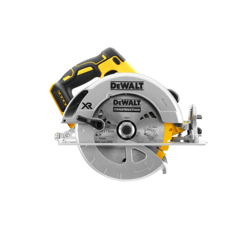 Scie circulaire Dewalt métal - XR - sans fil - 18 Volts - brushless 184mm - sans batterie ni chargeur - coffret TSTAK | DCS570NT-XJ