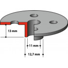 Image du produit : Guide à copier pour défonceuse et affleureuse - diamètre 12,7mm - diamètre intérieur 11mm Makita | 164776-4