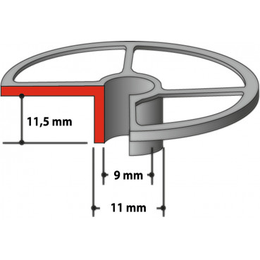 Guide à copier pour RP0910 et RP1110C - diamètre 11mm - diamètre intérieur 9mm Makita | 193331-5