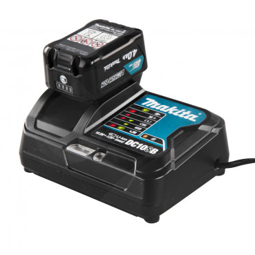 Chargeur Makita Lithium (Li-Ion) rapide 12 Volts Li-Ion - DC10SB - charge moyenne 30 à 60min - 240 Watts | 197363-4