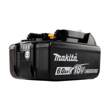 Batterie Makita Makstar Lithium (Li-Ion) 18 Volts - sans fil / 6 Ah - BL1860B ( témoin de charge intégré ) - poids 0,66kg | 197422-4