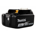 Image du produit : Batterie Makita Makstar Lithium (Li-Ion) 18 Volts - sans fil / 3 Ah - BL1830B ( témoin de charge intégré ) - poids 0,60kg | 197599-5