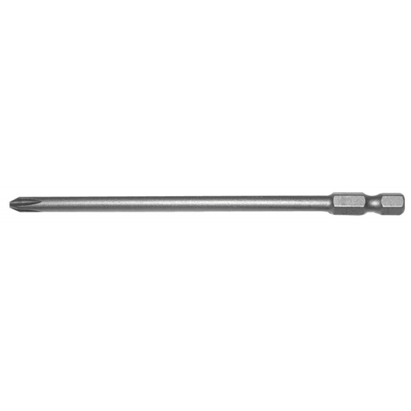 Embout de vissage long 117 à 177mm PHILLIPS - PH2 Ø 5mm Hexa 1/4" - diamètre 6mm - longueur totale 117mm Makita | 784248-9