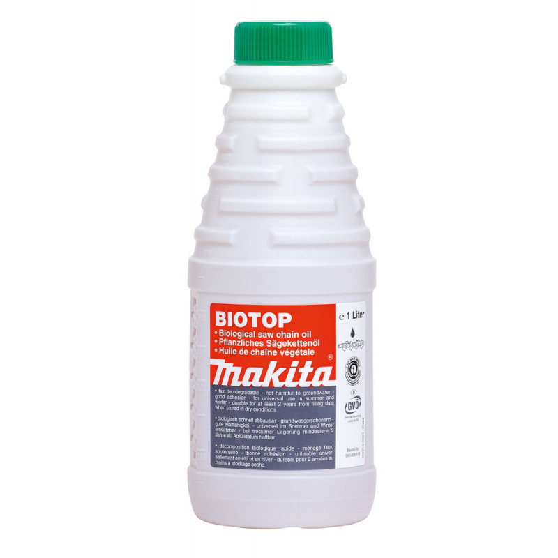 Huile pour chaîne de tronçonneuse Biotop, 1l Makita | 980008610