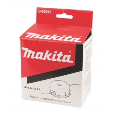 Tête bobine rotofil Makita pour débroussailleuse - tête à fil automatique et Tap&Go automatique - diamètre du fil 2,4mm - filetage M8 et M10 x 1,25 LH | B-02945