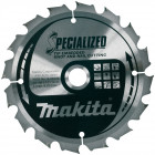 Image du produit : Lame scie circulaire, spécialisée t.c.t, 165 x 20mm 16 t - diamètre 165mm - coupe-saignée 2mm - 16 dents Makita | B-09329