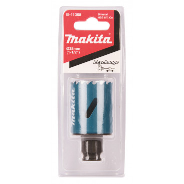 Scie cloche Makita BiM, 38mm Ezychange - diamètre 38mm - profondeur maxi de perçage 40mm - 1 pièce(s) | B-11368