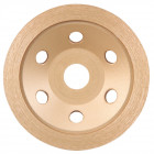 Image du produit : Disque diamant à surfacer et ponçer le béton (travaux de finition) pour surfaceuse Ø 125mm - alésage 22,23mm - Hauteur segment 4mm Makita | B-12289