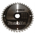 Image du produit : Lame de scie circulaire, Makforce T.C.T, 210 x 30mm 40 dents - diamètre 210mm - coupe-saignée 2,4mm Makita | B-32356