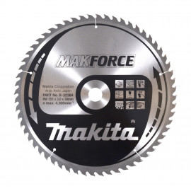 Lame de scie circulaire, Makforce T.C.T, 355 x 30mm 60 dents - diamètre 355mm - coupe-saignée 3mm Makita | B-32384