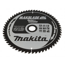 Lame de scie circulaire, Makblade + T.C.T, 260 x 30mm 60 dents - diamètre 260mm - coupe-saignée 2,3mm Makita | B-32524