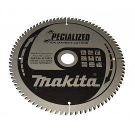 Lame de scie circulaire, alliage T.C.T spécialisé, 260 x 30mm 84 dents - diamètre 260mm - coupe-saignée 2,5mm Makita | B-33875