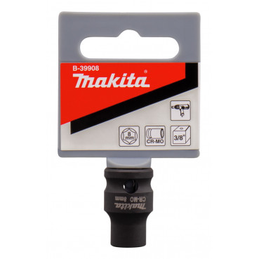 Douille pour carré d'entraînement de 3/8" - diamètre 8mm - longueur totale 28mm Makita | B-39908