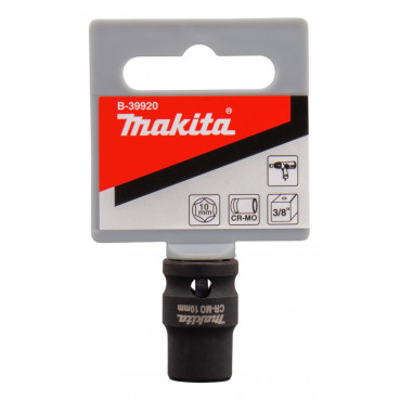 Douille pour carré d'entraînement de 3/8" - diamètre 10mm - longueur totale 28mm Makita | B-39920