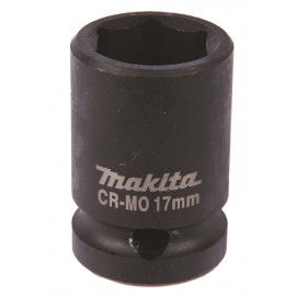 Douille de vissage à chocs noire IMPACT 1/2 "17x38mm - diamètre 17mm - longueur totale 38mm Makita | B-40141