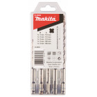 Image du produit : Coffret 5 forets béton Makita SDS-Plus 2 taillants V-Plus - diamètre 5 / 6 / 8mm - longueur totale 110 / 160mm - profondeur maxi de perçage 50 / 100mm - 5 pièce(s) | B-49052