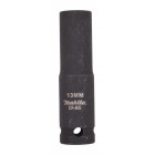 Image du produit : Douille de vissage à chocs noire IMPACT 13 x 81,5mm - diamètre 13mm - longueur totale 81,5mm Makita | B-52180