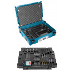 Image du produit : Coffret Makita ensemble accessoires 56 pièces en coffret MAKPAC | B-53768