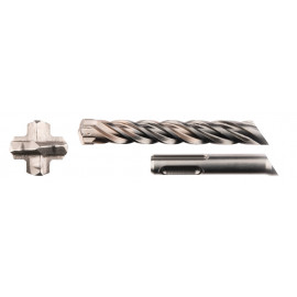 Foret béton Makita SDS-Plus 4 taillants TCT Nemesis II - diamètre 12mm - longueur totale 160mm - profondeur maxi de perçage 110mm - 1 pièce(s) | B-58322