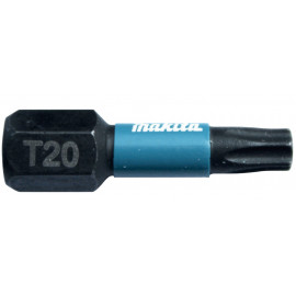 Embout de vissage à chocs (Impact Black) 25mm TORX - T20, Hexa 1/4" - 2 pièce(s) Makita | B-63672