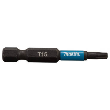 Embout de vissage à chocs (Impact Black) 50mm TORX - T15, Hexa 1/4" - 2 pièce(s) Makita | B-63775