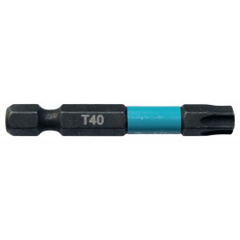 Embout de vissage à chocs (Impact Black) 50mm TORX - T40, Hexa 1/4" - 2 pièce(s) Makita | B-63812