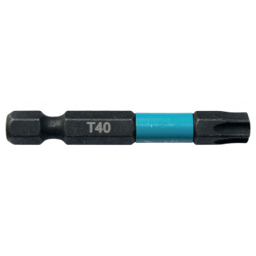 Embout de vissage à chocs (Impact Black) 50mm TORX - T40, Hexa 1/4" - 2 pièce(s) Makita | B-63812