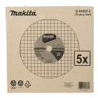 Image du produit : Disque à tronçonner 355 x 2,8 x 25,4mm A30P, 5 pcs - diamètre 355mm - grain A30P - 41 Makita | B-64565-5